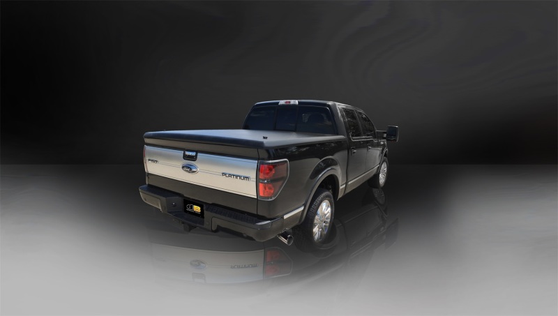 Ford F-150 Performance Exhaust - Single Side Exit - CORSA Performance - Cat-Back Sport - Polished - `11-`14